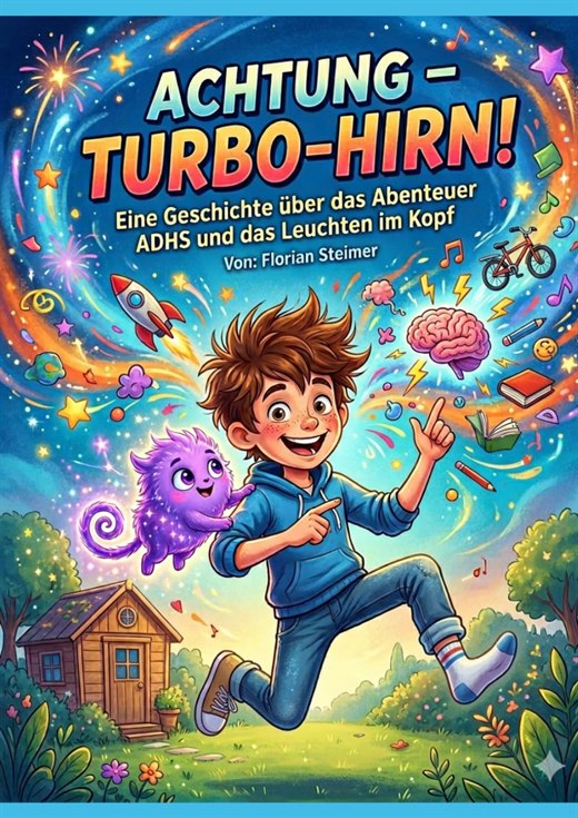 Buchcover Band 1: Achtung, Turbo-Hirn!